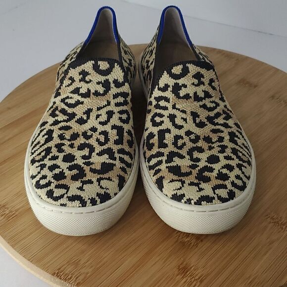Rothy's Slip on Sneakers Animal Cheetah Print Women's Size 6 - Picture 3 of 10
